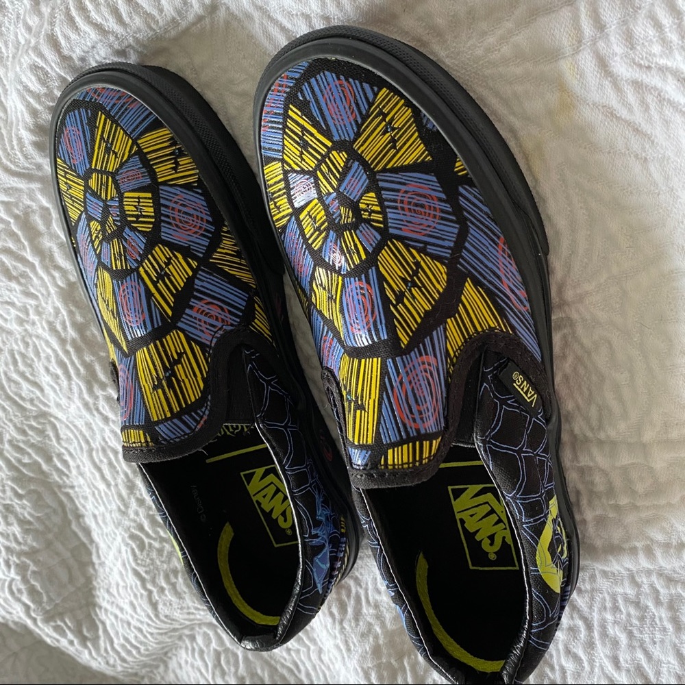 Nightmare Before Christmas Slip-On Vans